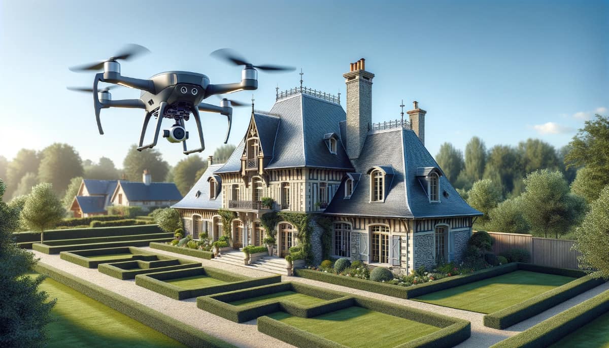 Drone dans l'immobilier